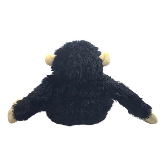 Kissing Gorilla Plush Toy Red Nose Lip Print Black Beige Soft Huggable AGC - Picture 2 of 7